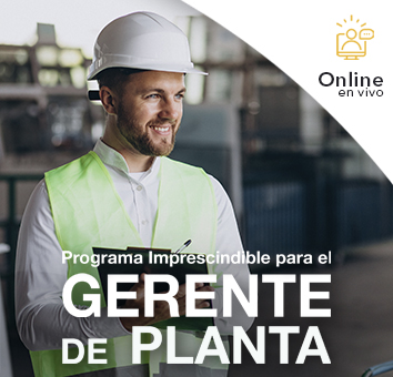 Programa Imprescindible para el GERENTE DE PLANTA- Online en VIVO -