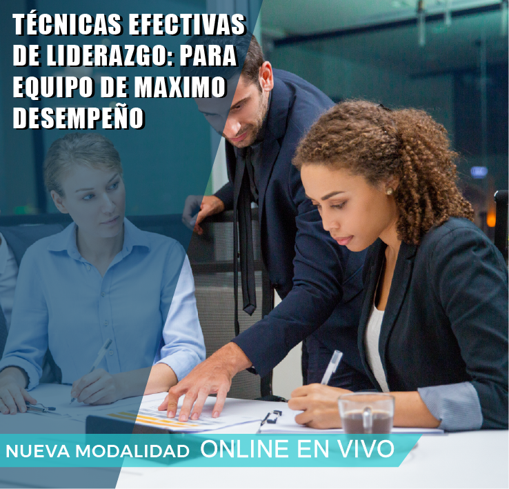 TECNICAS EFECTIVAS DE LIDERAZGO PARA EQUIPOS DE MAXIMO DESEMPEÑO