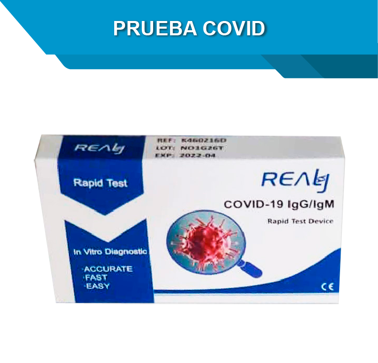 PRUEBA RAPIDA IgM e IgG COVID