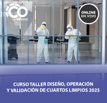 Curso-taller Diseño, operación y validación de cuartos limpios 2025