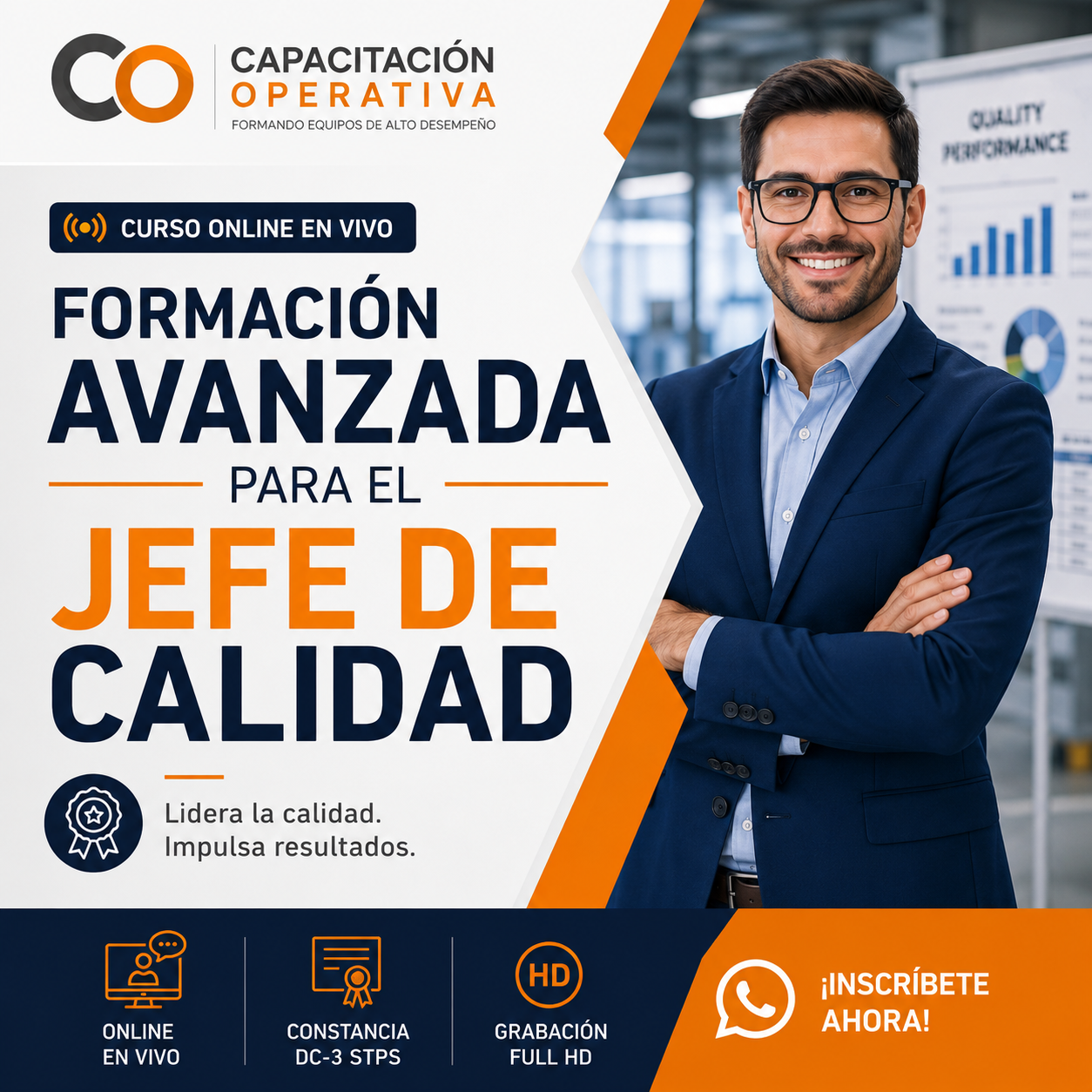 FORMACION AVANZADA PARA EL JEFE DE CALIDAD.