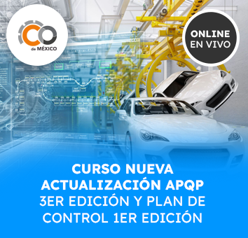 CURSO NUEVA ACTUALIZACION APQP TERCER EDICION Y PLAN DE CONTROL PRIMER EDICION