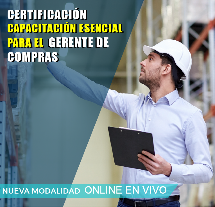 CERTIFICACION: CAPACITACION ESENCIAL PARA EL DEPARTAMENTO DE COMPRAS.
