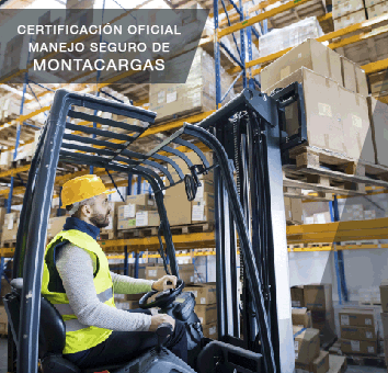 CERTIFICACIÓN OFICIAL MANEJO SEGURO DE MONTACARGAS