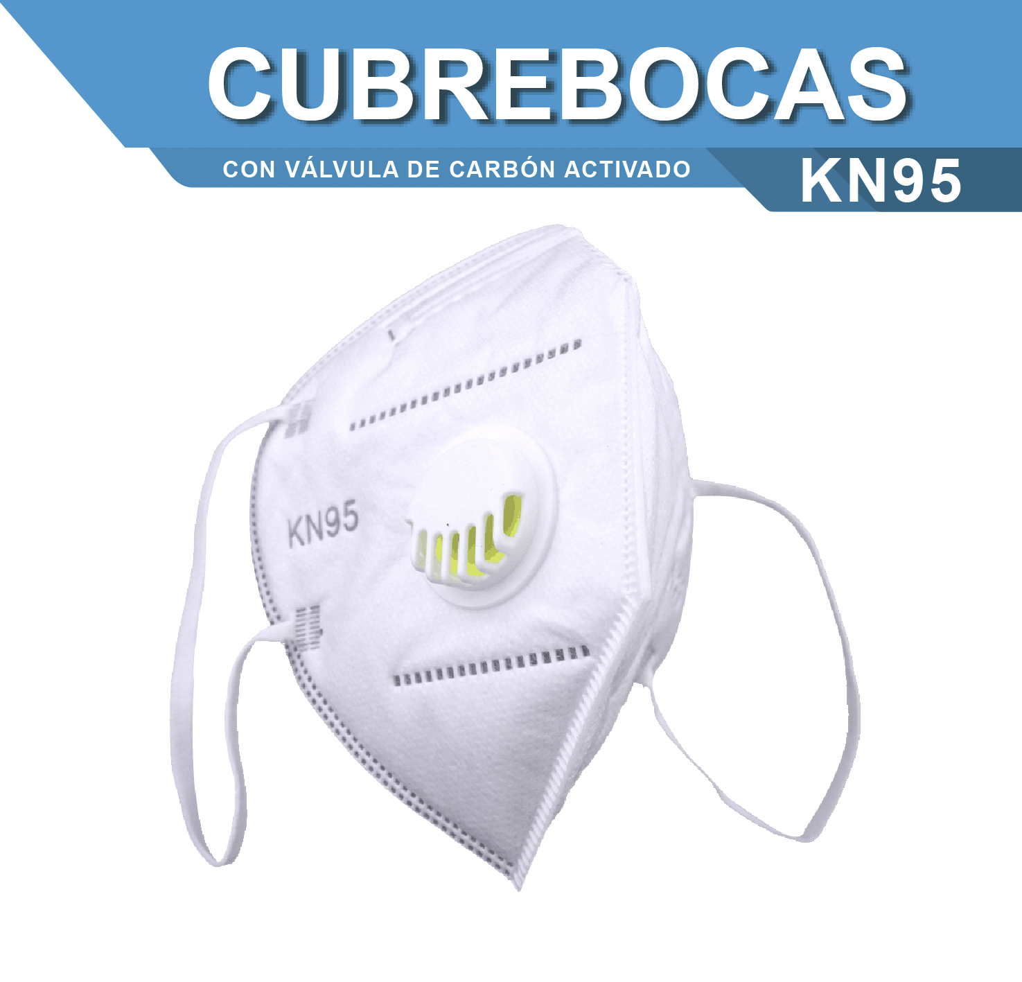 CUBREBOCAS KN 95 CON VALVULA