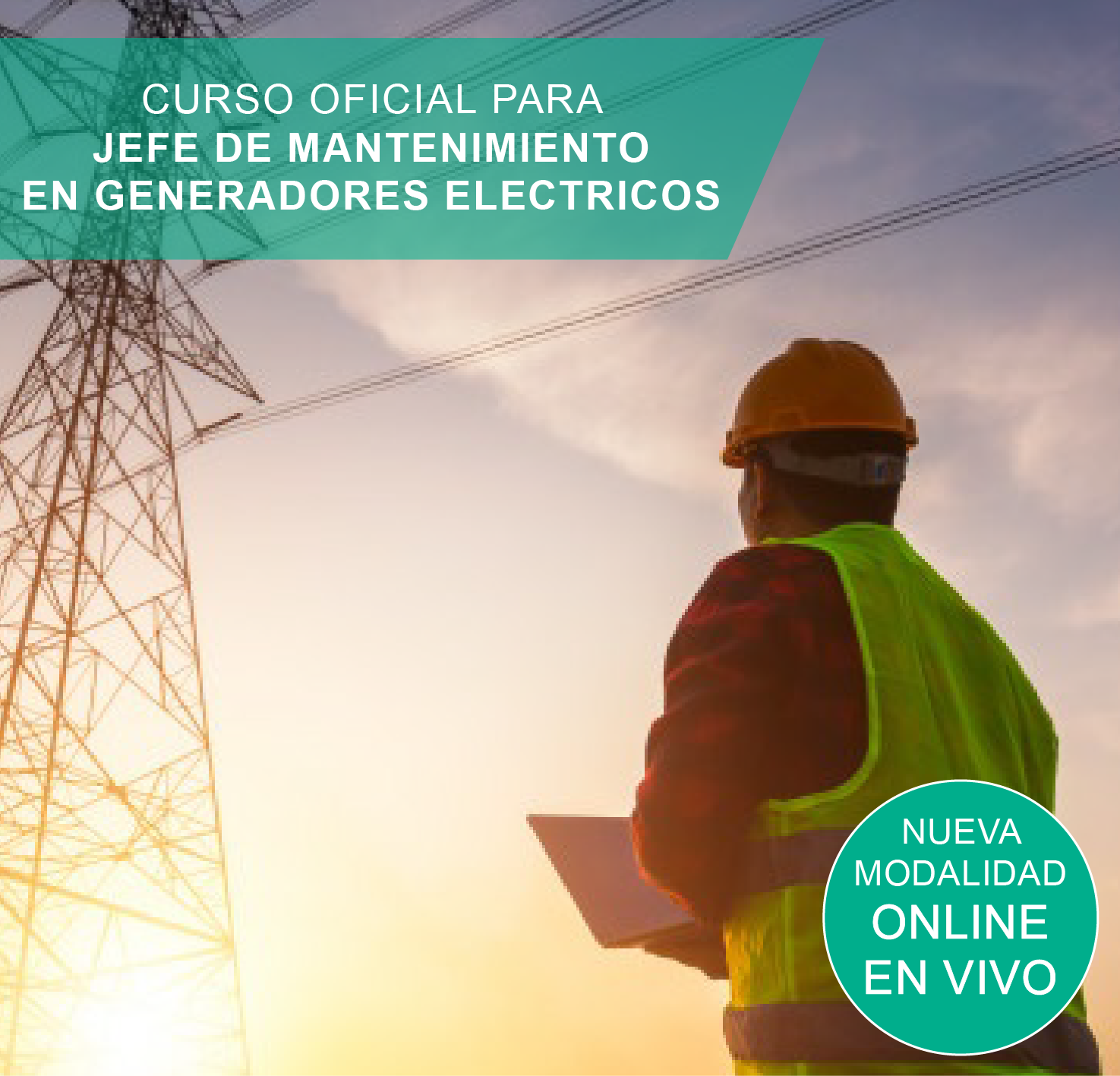 CURSO OFICIAL PARA JEFE DE MANTENIMIENTO EN GENERADORES ELECTRICOS