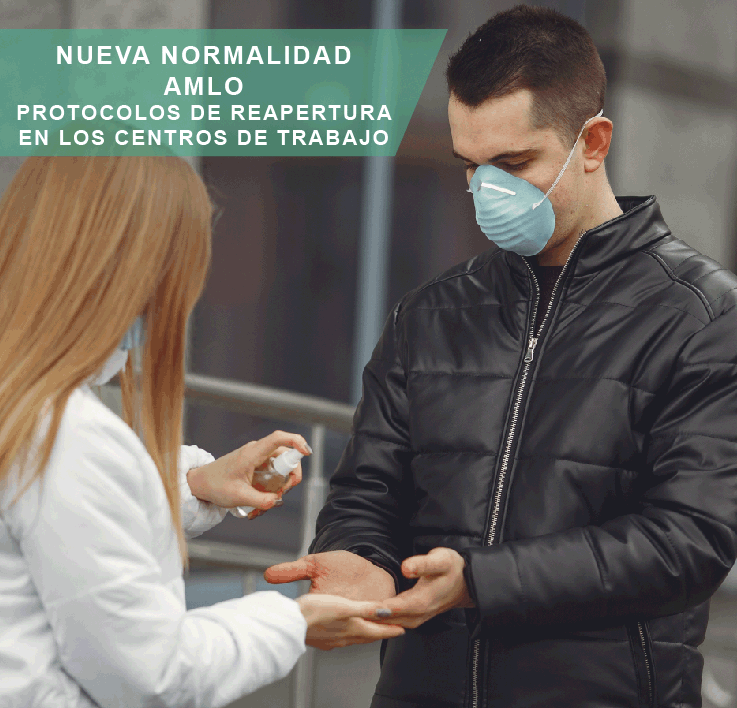 NUEVA NORMALIDAD - AMLO- PROTOCOLOS DE REAPERTURA EN LOS CENTROS DE TRABAJO