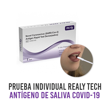 PRUEBA INDIVIDUAL REALY TECH ANTÍGENO DE SALIVA COVID-19