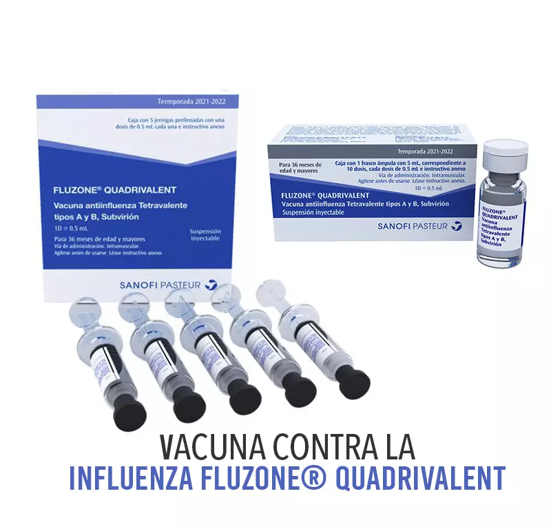 Vacuna contra la influenza FLUZONE® QUADRIVALENT