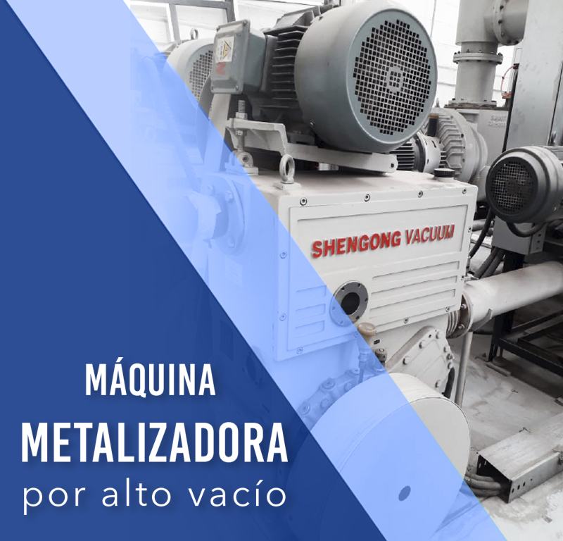 Máquina  Metalizadora por alto vacío